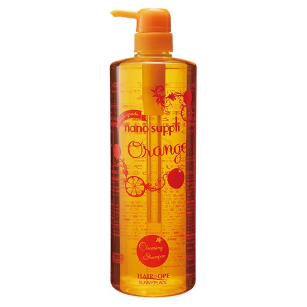 Sunny Place Nano Supplement Cleansing Shampoo Oolong  Orange  Green Apple  Grape 1000ml  Refill 800ml