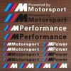 1 set Adesivo Emblema Auto Decorazione Auto Decalcomania Per Bmw M Performance Power X1 X3 X5 X6 E84 E83 F25 M3 E90 E91 E60 F15 F16 E70 F30
