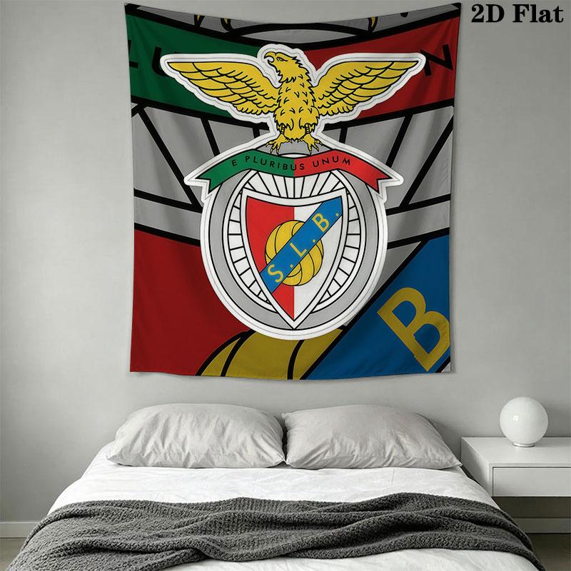 S.L. Benfica  POSTER Wall Hanging Printed Fabric Blanket Decorative Tapestries for Bedroom Living Room Home Decor