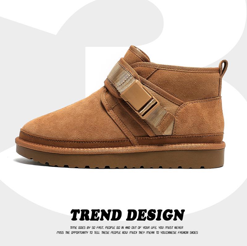 

3157 Ботинки Martin с меховой подкладкой на осень/зиму: Теплые, толстые, хлопковые зимние ботинки унисекс Size 39