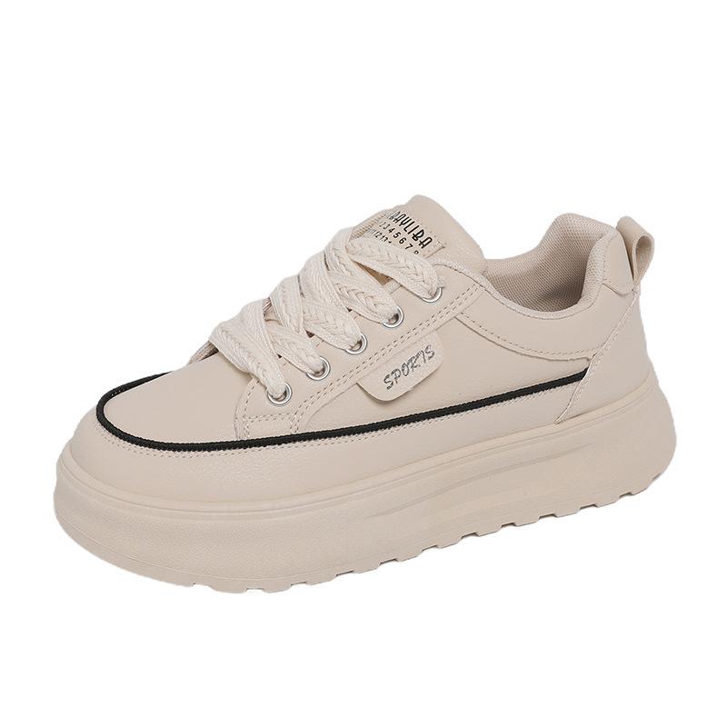 

W non-slip waterproof sports shoes new autumn platform casual shoes soft baseplate shoes 35 хаки