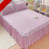Bedclothes Four Season Universal Cotton Material Bubble Cotton Lace Bed Skirt Concealing Ugliness Hem Color Bed Sheet 150x200cm