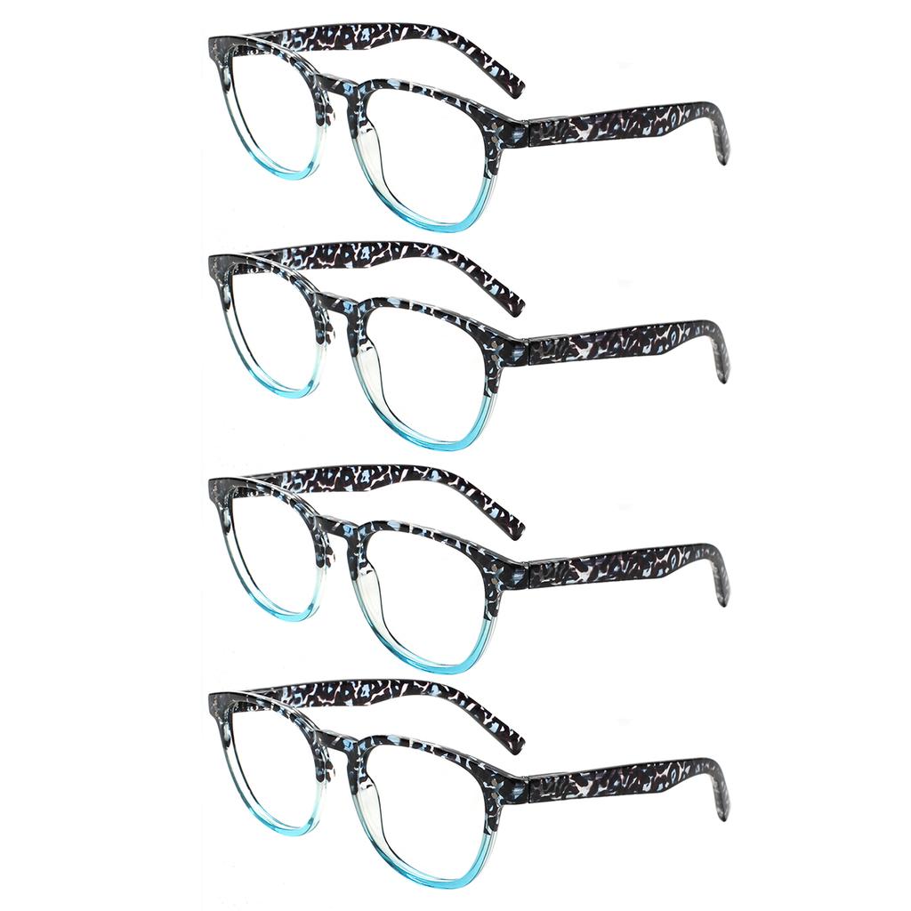 TUREZING Presbyopia Eyeglasses For Men For Women Stylish Pattern HD Metal Hinges Cozy To Wear Portable Diopter Diopter Eyeglasses