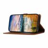 For iPhone 17 Case Splicing Imprinted Rhombus Leather Phone Cover with Wrist Strap
