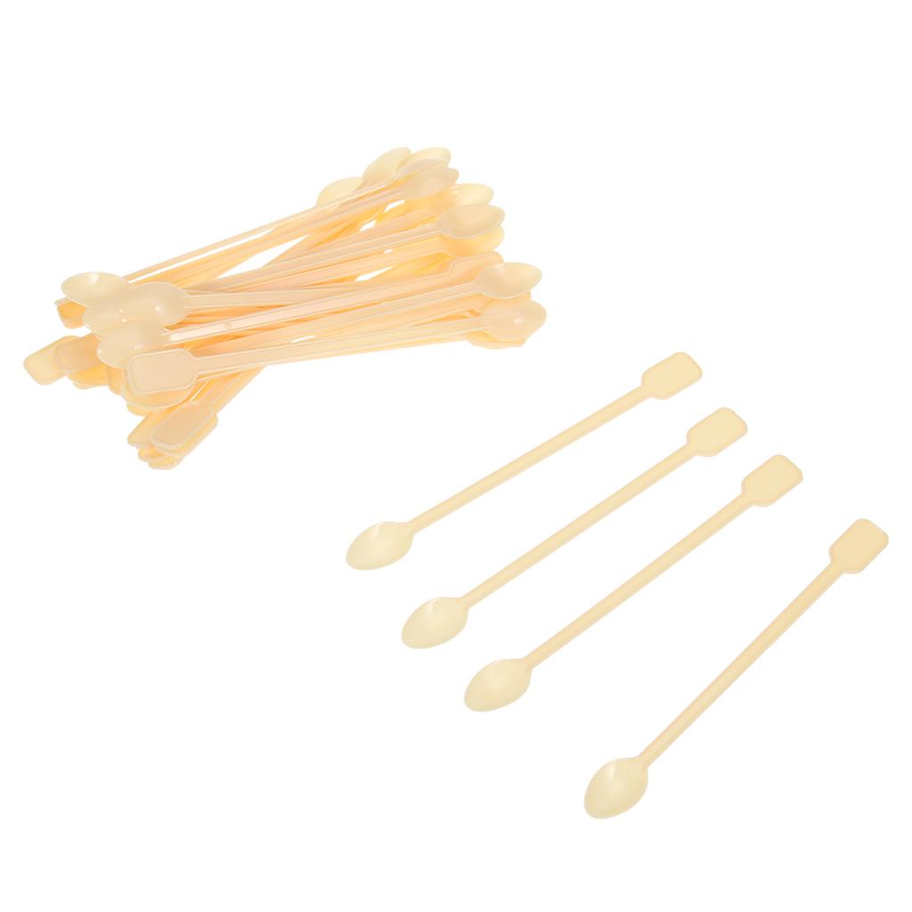 500 ks Jednorázové plastové kávové lžičky Potravinářské čajové lžičky Míchátka Swizzle Sticks pro kuchyň jídelnu