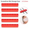 5/10Pcs Hand Tools Holder Screwdriver Bit Box Bit Stand Case  For 1/4inch Hex Tools