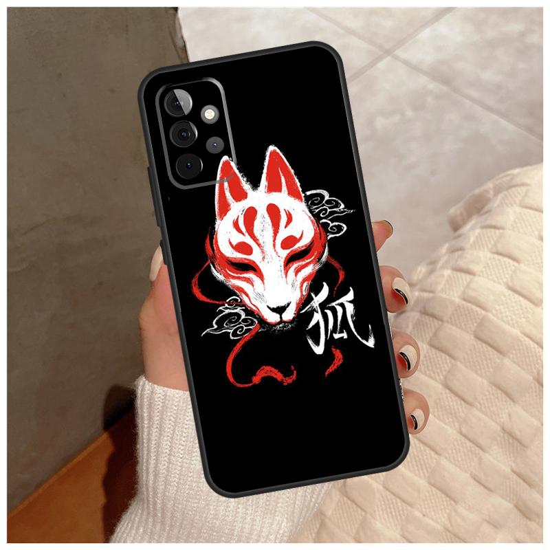 Japanese Style Anime Fox For Samsung Galaxy A13 A33 A53 A34 A54 A14 A15 A16 A26 A36 A56 A12 A32 A52 A06 A35 A55 Case