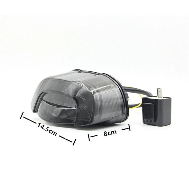 Suitable for Honda CB650R, CB3000R, CBR650R Turn Signal & Brake Light Motorcycle Tail Light. серый