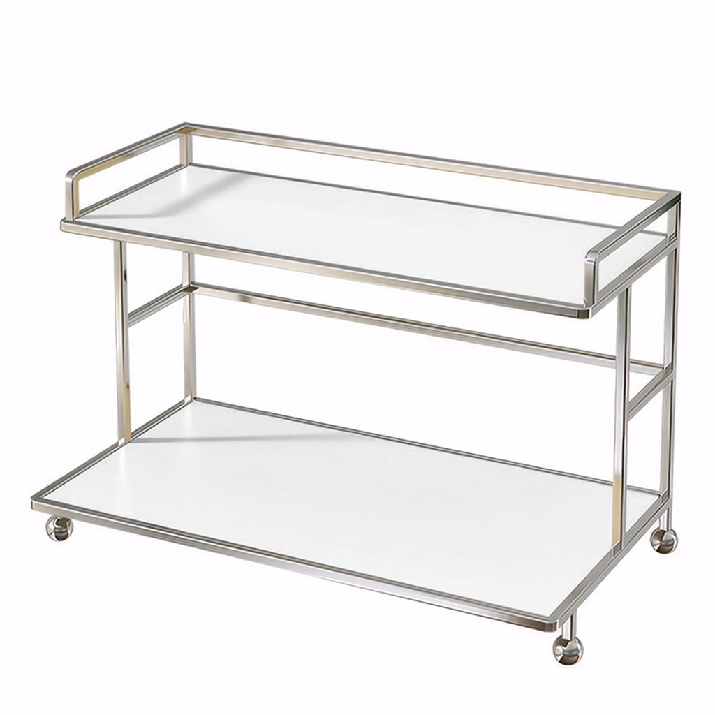 1 Pcs Dressing Table Storage Rack 2 Tier Bathroom Makeup Organizer Counter Storage Rack for Dressing Table Bathroom Kitchen