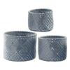 Polyester Baskets - ITEM - Set of 3 - Multicolored - With Bearings - Practical and Stylish