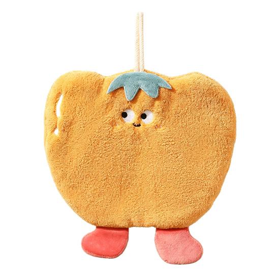 Vegetable Hand Towels Quick Dry Coral Velvet Drying Towel