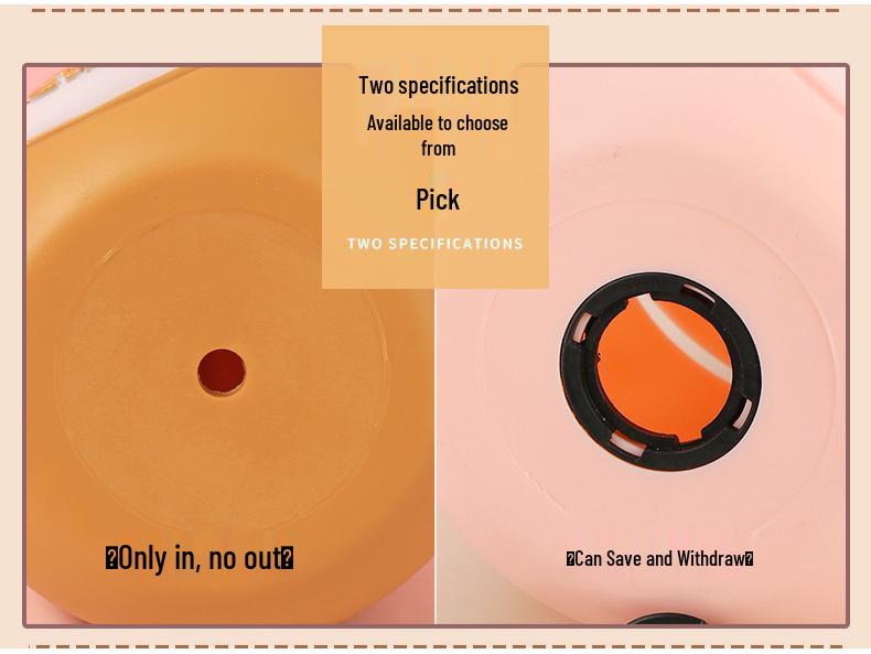 New Deer Cartoon Large Piggy Bank: Net Red Savings Bank for Girls, Kids' Gift