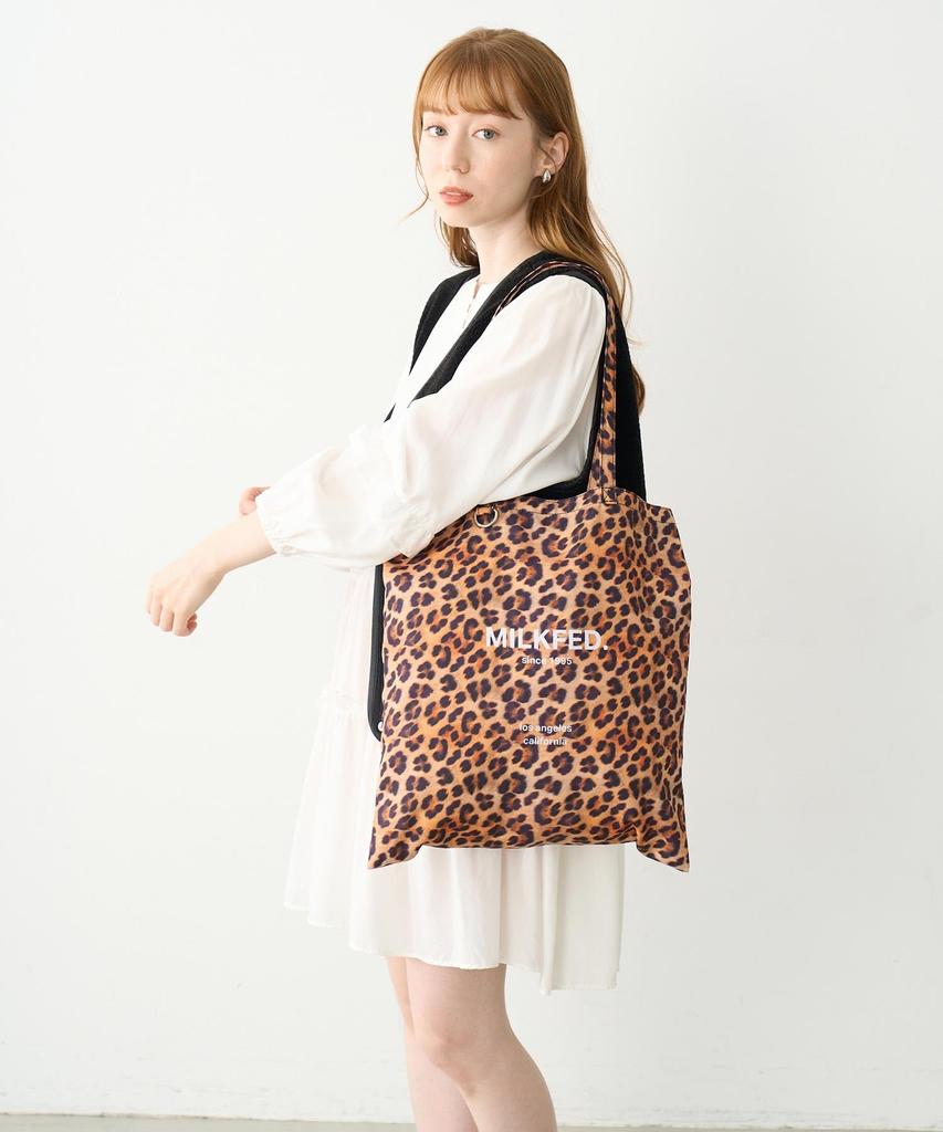 Leopard Flat Tote LEOPARD FLAT TOTE 103244053003 BEIGE ONE SIZE