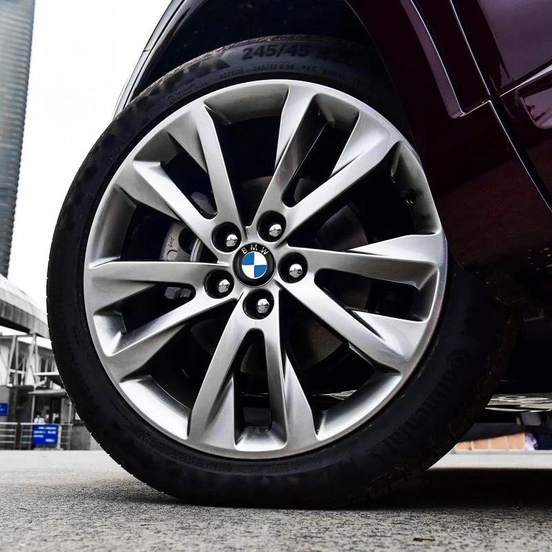 4pcs Car Wheel Center Hub Caps Sticker For BMW M M3 M5 F10 F30 F20 E28 E30 E34 E36 E39 E46 E91 Performance X1 X2 X5 Accessories