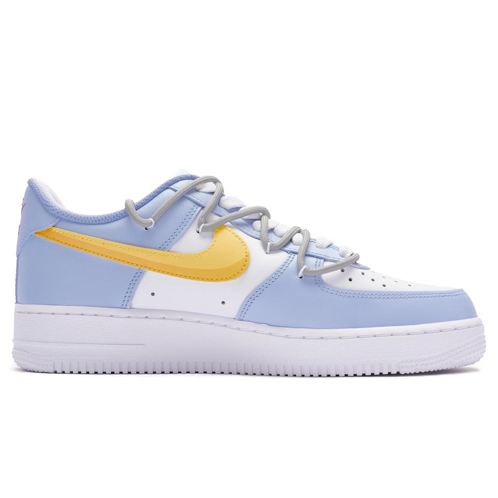 Nike Air Force 1 Low 811 Manufacturing Low top Skateboard Shoes Men's White Purple Yellow CW2288-111(Team80-)
