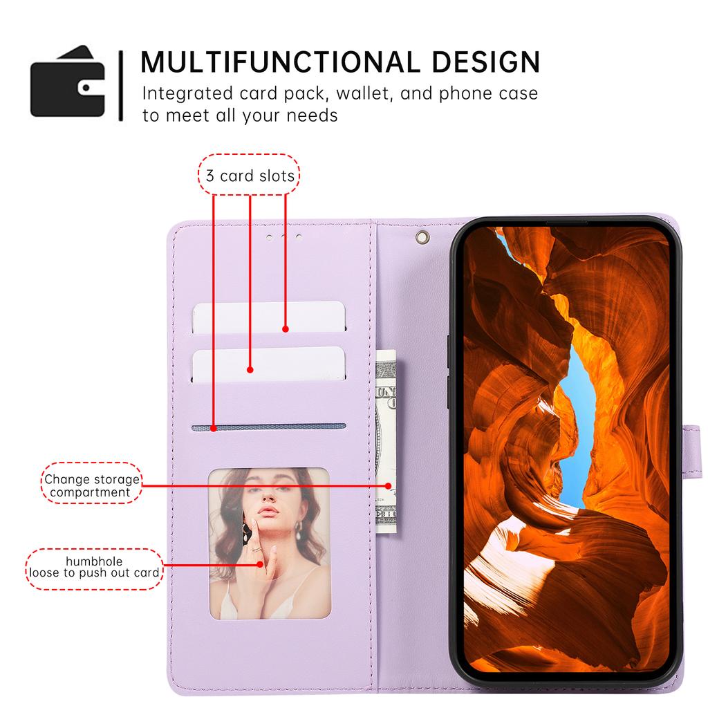 R20 for iPhone 12/12 Pro Case Folio PU Leather Splicing Rhombus Wallet Phone Cover