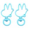 31X39mm Candy Colored Alloy Shell Shaped Spring Buckle Special-shaped DIY keychain Accessories Creative Accessories Hanging Ornaments