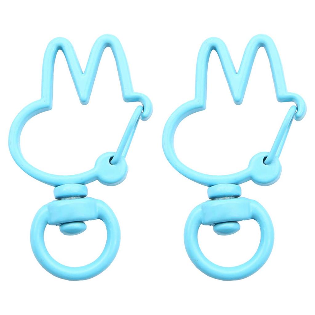 31X39mm Candy Colored Alloy Shell Shaped Spring Buckle Special-shaped DIY keychain Accessories Creative Accessories Hanging Ornaments