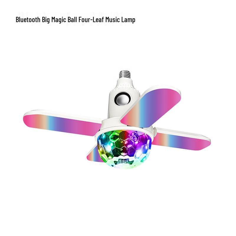 Oeny Bluetooth Four-Leaf Magic Ball Music Light