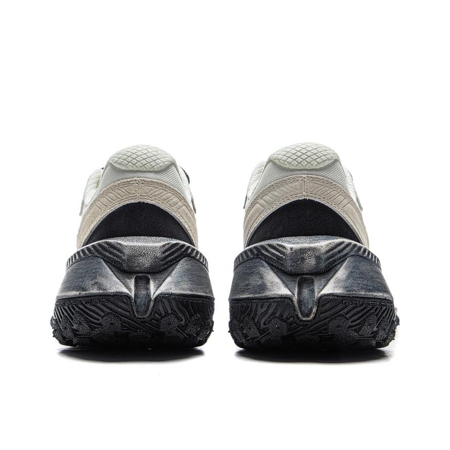 Li Ning Youxia Trendy Sports Plush Fashion Shock Absorbing Wear Resistant Low Top Casual Shoes Unisex Casual Shoes Cream-White Asphalt-Gray AZGV175-3