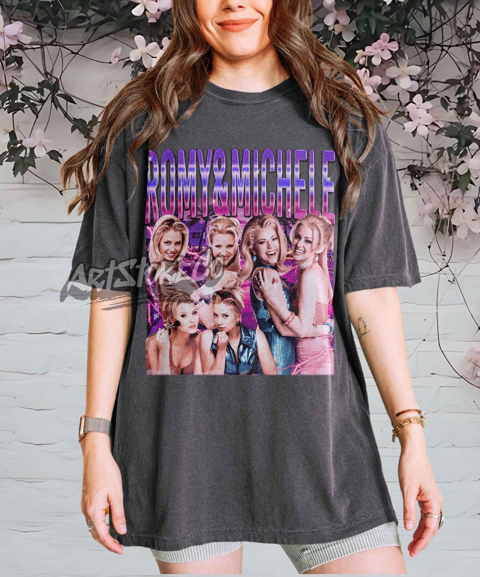 Romy and Michele 90s Retro Graphic Tee, Vintage Inspired Movie Shirt XL