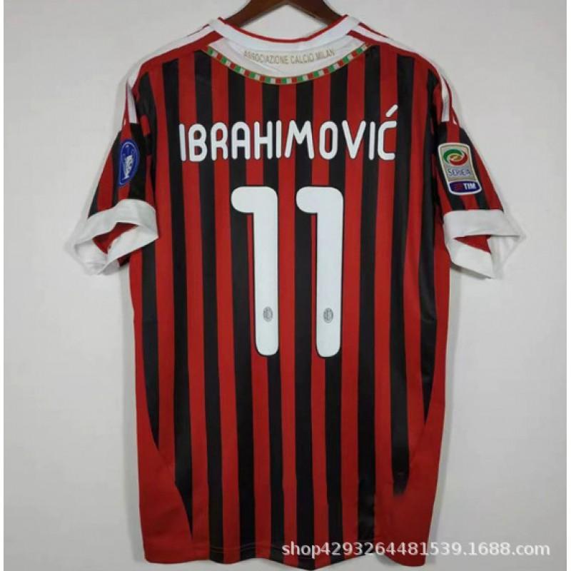 Retro Soccer Jersey AC Milan 22 Manchester United Juventus Arsenal Barcelona Tottenham Vintage Football Shirt Men Women