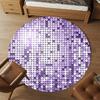 1pc Disco Tiles Round Chair mat Area Rug - Non-Slip, Floor Mat for Office, Bedroom, and Indoor Decor c1125180