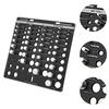 Nut and Bolt Thread Checker 34 Holes Screw Thread Gauge Measuring Tool