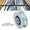 Pulley Wheel 40mm Outer Diameter 8mm Center Hole Diameter Alloy Steel Pulley Rolling Bearing Wheel Pulley Bearing Roller