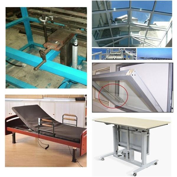 DC 12V 50/100/150/200/250mm 1500N IP54 Linear Motor Moving Distance Stroke Max Linear Actuator