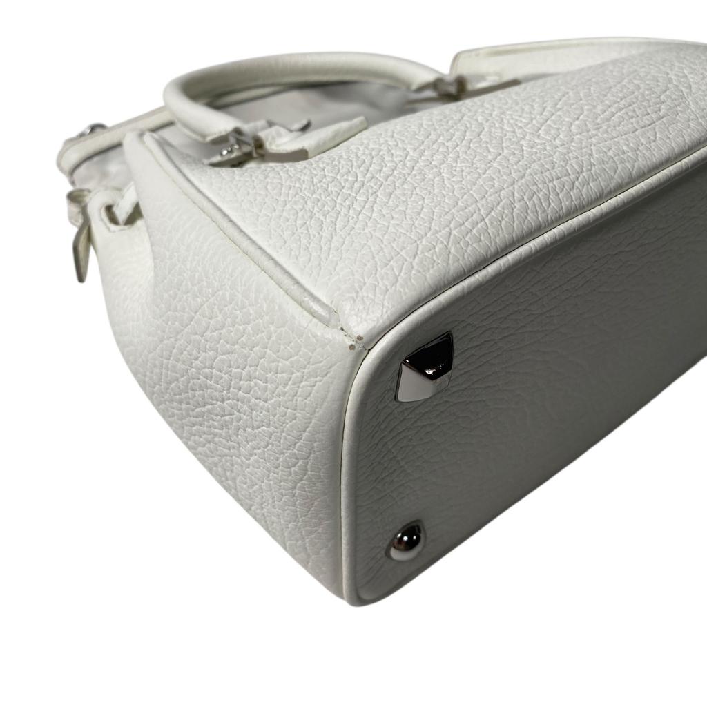 Used Maison MargielaShoulder Bag white leather Women