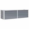 VidaXL Lit surélevé de jardin Acier galvanisé 160x40x45 cm Gris
