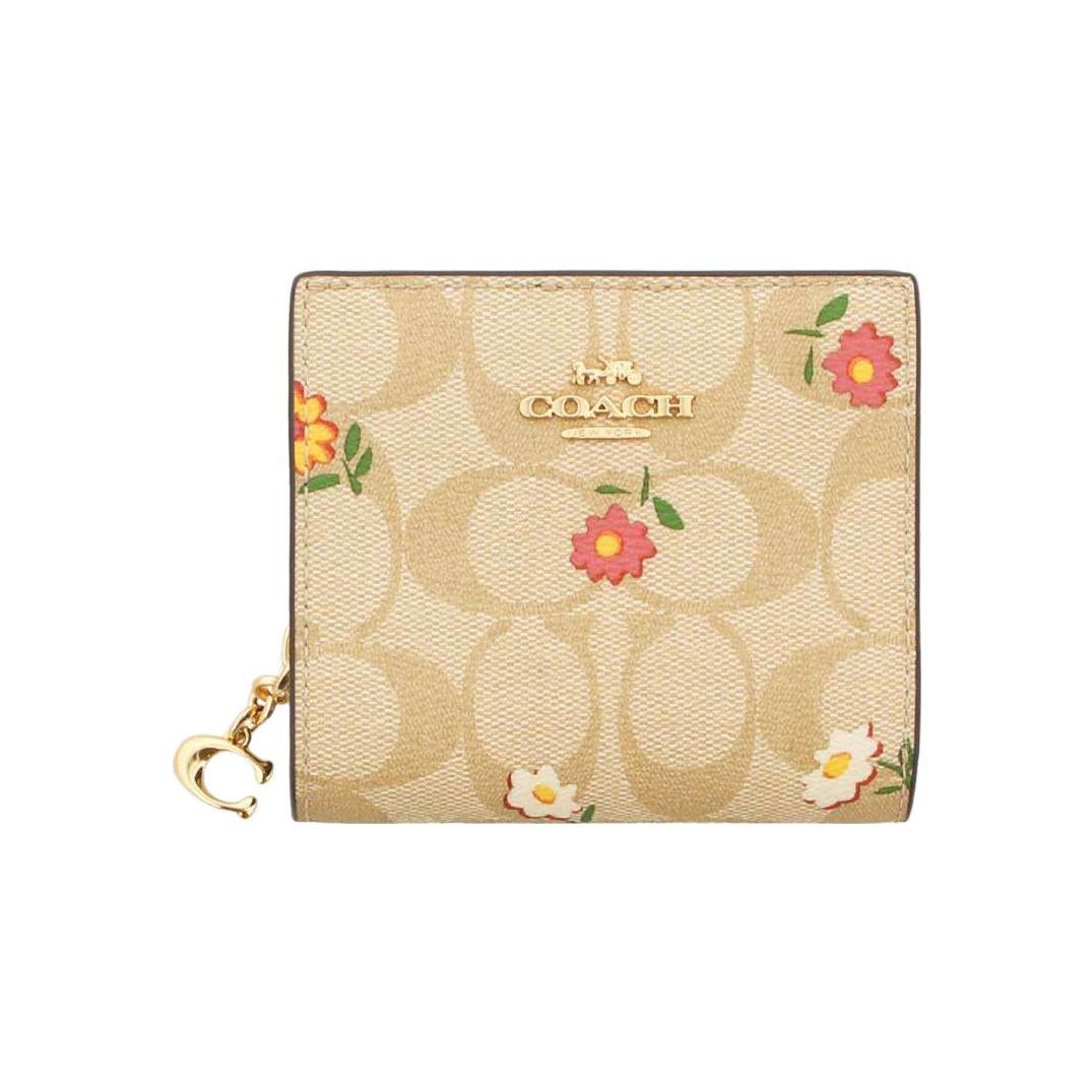 

Новый кошелек-кнопка COACH из канвы с кожаной отделкой, женский, цвета хаки, CH477-IMOT4 10.9*2.5*8.9CM