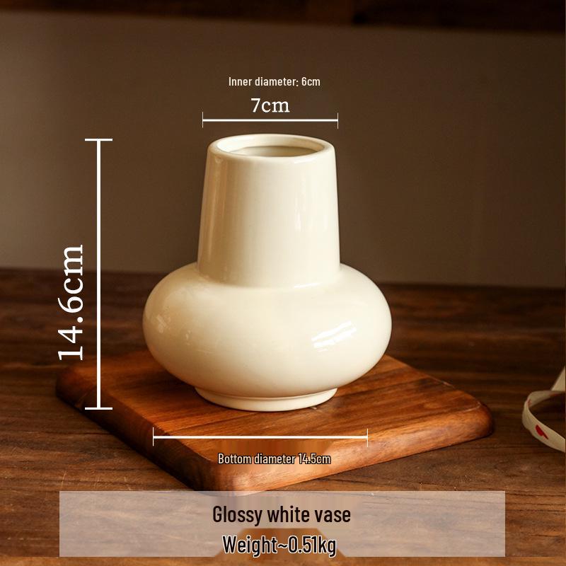 Französische Luxus-Keramikvase: Elegante High-End-Dekoration für Wohnzimmer oder Esstisch