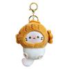 Cute Coco Cat Snack Shop Plush Keychain & Bag Charm - Exquisite Cartoon Doll for Women & Couples