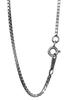 Ibushi Venetian Chain Length Width Thin Silver 925 Necklace Chain Necklace Chain Chain Only [Shinjuku Ginnokura] 40-70cm (50cm) Approx. 1.5mm Men's