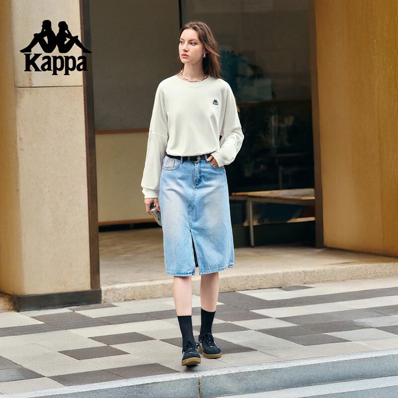 Kappa Back-to-Back Unisex Pure Cotton Long Sleeve T-Shirt