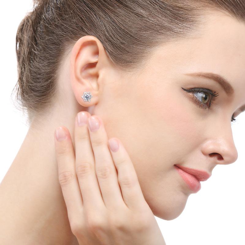 Lindon 925 Sterling Silber Zirkon Ohrringe Tropfen Ohrringe für Frauen Hochzeit Party Geschenke