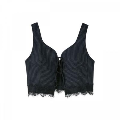 Lace Accent Ribbon Bustier Ar1wv260