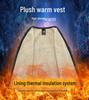 Herren Koreanischer Stil V-Ausschnitt Weste: Herbst- & Winterwärme, Trendige Weste mit Samt.