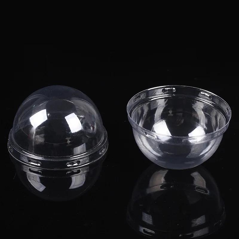 50pcs Plastic Cupcake Paper Cup Transparent Lid Cover Hat for Upper Caliber 5/5.8/6.8cm Baking Cups Muffin Cup Cake Decoration