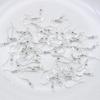 50pcs/ba Silver Color Zinc Alloy Ear Hook Earrings Hooks Jewelry Accessories