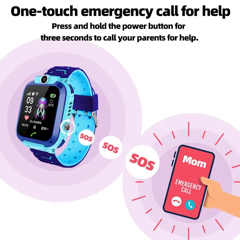 All-in-One Kids Smartwatch – GPS Tracker, Touchscreen Camera, Games & SOS Call – Birthday Gift for Boys & Girls
