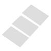 3Pcs Upper Top Screen Lens Replacement Plastic Cover for 2DS Handheld Game Console LCD Screen Parts Accessories