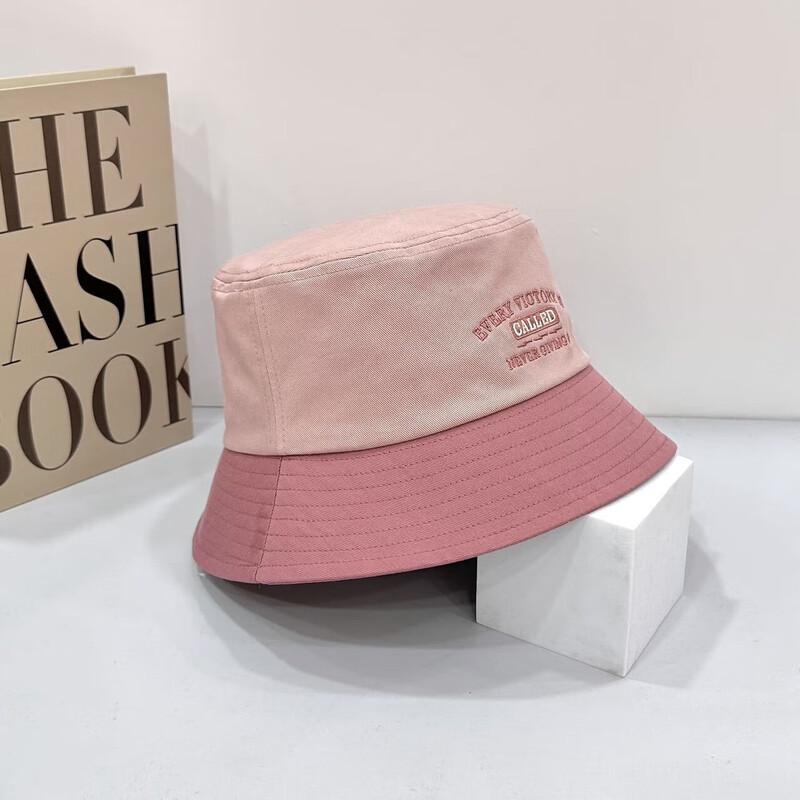 

Zhu Gang Women s Japanese Retro Color-block Bucket Hat