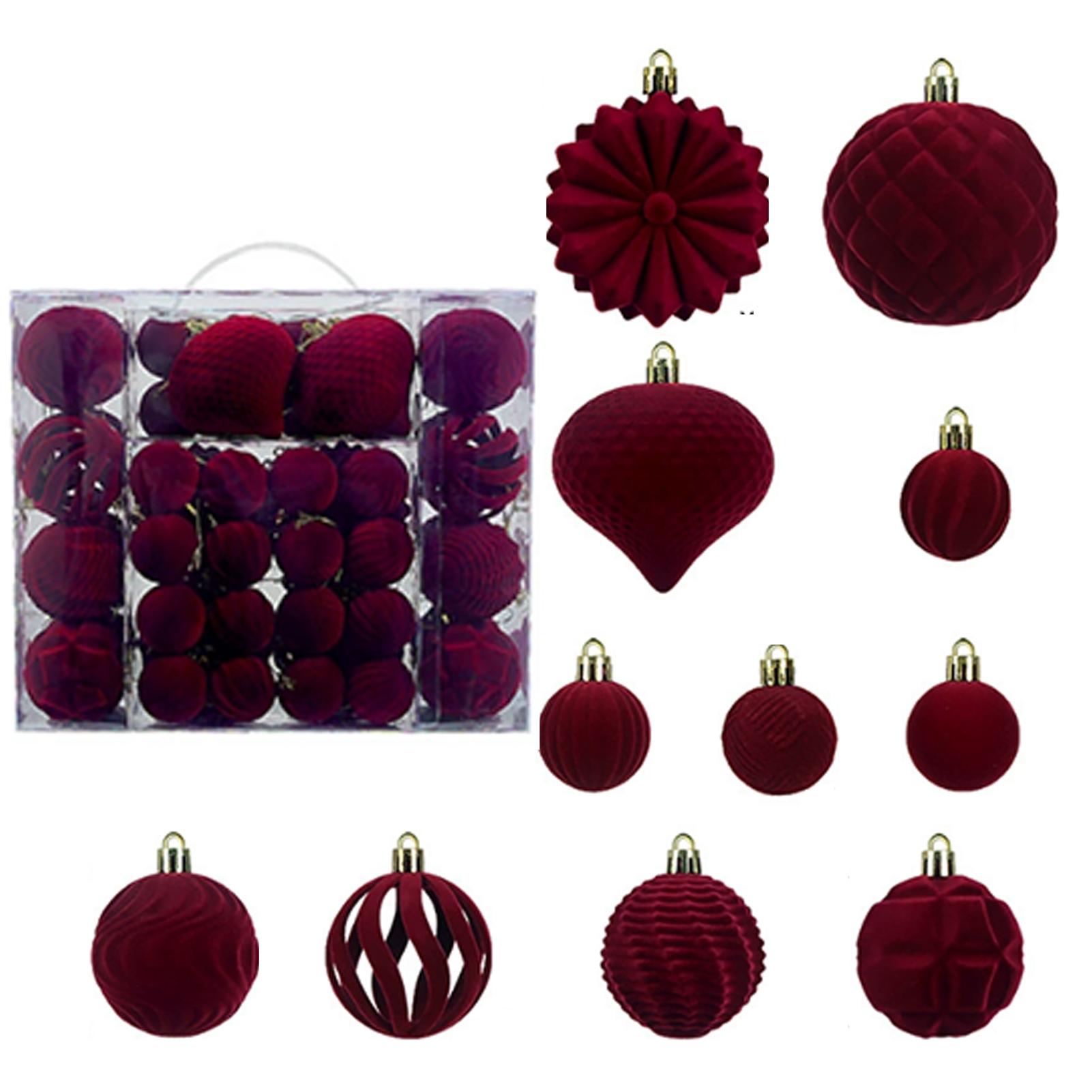 

48 pieces, Christmas decorations, Christmas shapes, easy to for parties, hanging decorations,