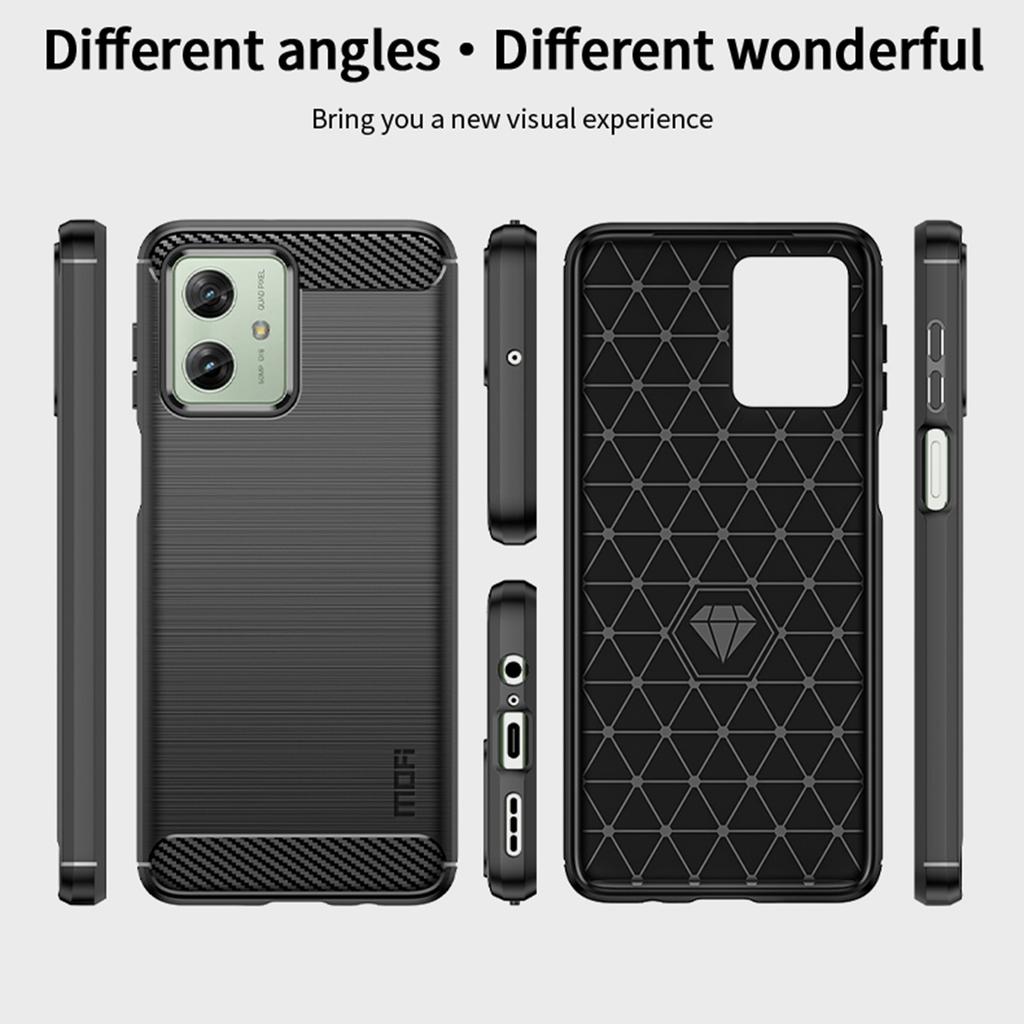 MOFI JK TPU Series-1 For Motorola Moto G54 5G Case Brushed TPU Phone Back Cover