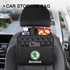 Car Multi-function Storage Bag Automobile Seat Back Storage Pocket for Skoda SCALA Superb Octavia 2 3 A4 A5 Fabia Kamiq Kapoq Kodiaq Rapid Car Styling