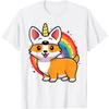 Corgicorn Unicorn Corgi For Kids Funny Rainbow Corgi T-Shirt