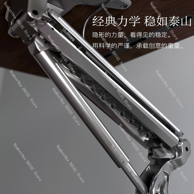 Pneumatic Lift Computer Desk, Standing Workbench, Home Writing Office Desk, Small Notebook, Movable Desk for Home and Office Use